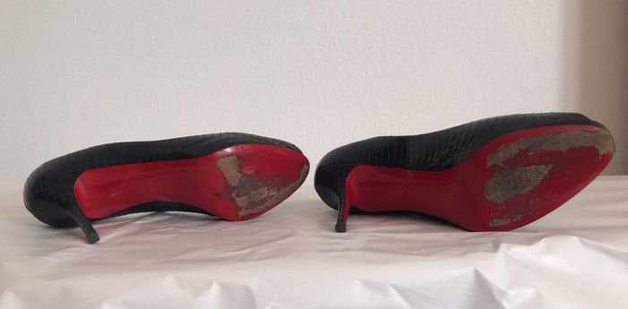Christian Louboutin peep toe heels - UK size 6.5