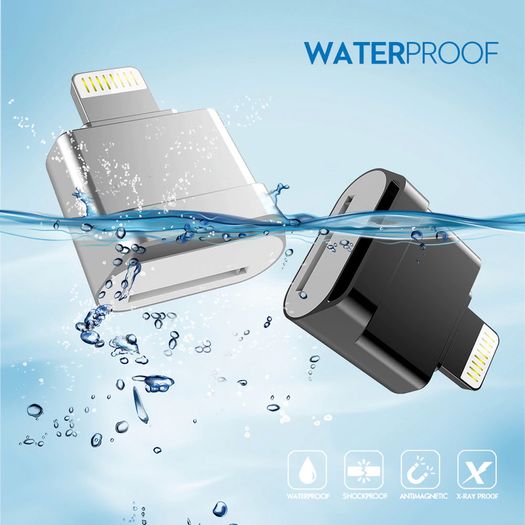 Aluminium Alloy Apple Lightning (8 Pin) OTG TF (Micro SD/SDSC/SDHC/SDXC) Mini Card Reader Adapter (Brand New/Warranty)