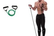 Resistance 15lbs Bands With Handles, Exercise Bands, Workout Bands With Handles For Men Women, Strength Training Equipment At Home