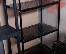 Metal shelving