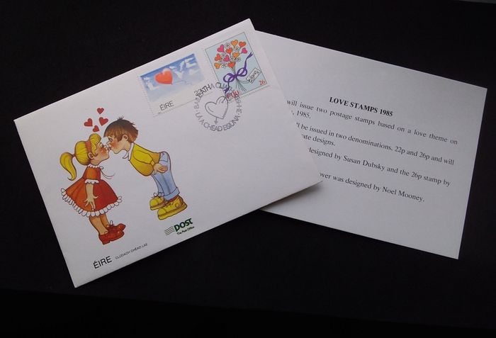 Ireland Stamps : 1985 Love Stamps - First Day Cover