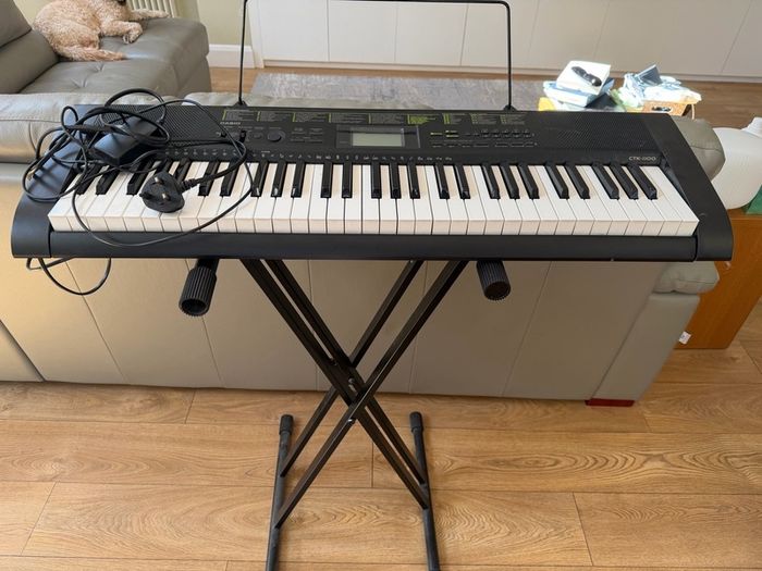 casio keyboard ctk-1100 & stand