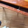 small marquetry table (damaged). Image 4