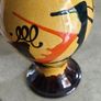 Vintage Earthenware Vase by Thomas Buxo Modern Abstract Ceramic vase1960-1970 | Brown Ochre Yellow | Mid-Century Decor Image 7