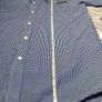 DC Skate Co Mens Short Sleeve Shirt Size Medium Royal Blue Check Image 9