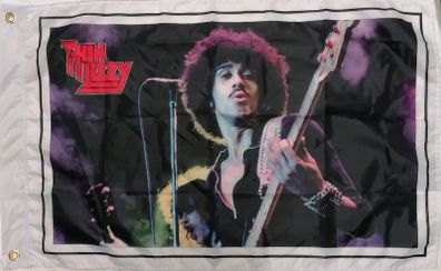 Phil Lynott Thin Lizzy music flag 90cm x 60cm.
