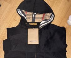 Burberry Black ZipUp Jacket Authentic