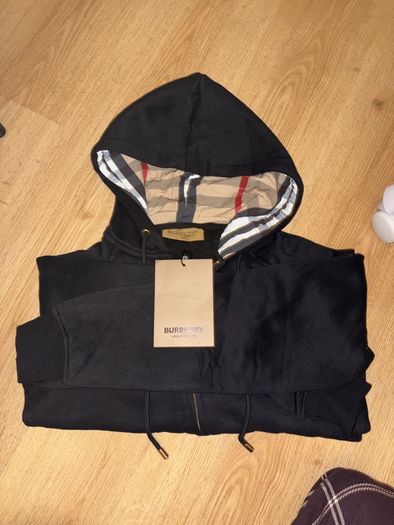 Burberry Black ZipUp Jacket Authentic