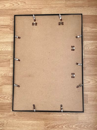 6 Black Picture & Poster Frames