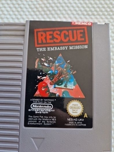 Rescue The Embassy Mission Nintendo Nes Arcade Retro Games Original