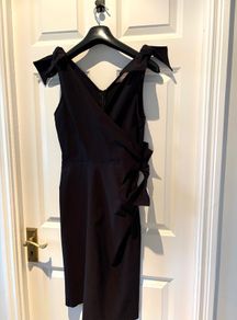 NWT AWear Black Bow-Detail Cocktail Dress