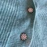 Knitted green cardigan, short sleeve Image 5