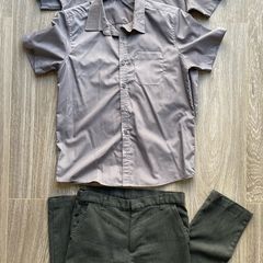 Schoolwear - Grey School Shirts & Trousers: 12-13yrs