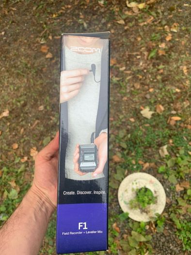 Zoom F1 Field Recorder & Clip-on Microphone (BRAND NEW)