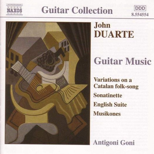 John Duarte. Guitar Music. CD. Free Postage!