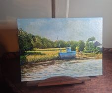 oil painting,Gerry Tudhope,old court Skibbereen, reasonable offers accepted.