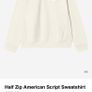 Carhartt Half zip American Script Sweat BNWT Image 6