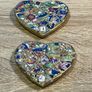 Beautiful Handcrafted China Mosaic Heart Magnet Image 2