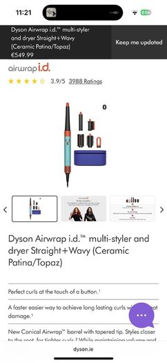 Dyson Airwrap i.d. multi-styler and dryer