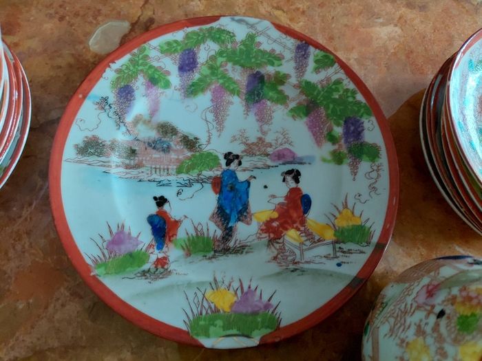 Japanese china set