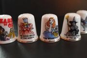 Collection of Wizard of Oz Bone China Thimbles