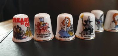 Collection of Wizard of Oz Bone China Thimbles