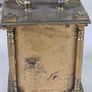 vintage brass clocks mantel lantern carriage Junghans ato mat Smiths of England Image 7