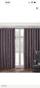dark grey curtains