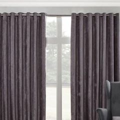dark grey curtains