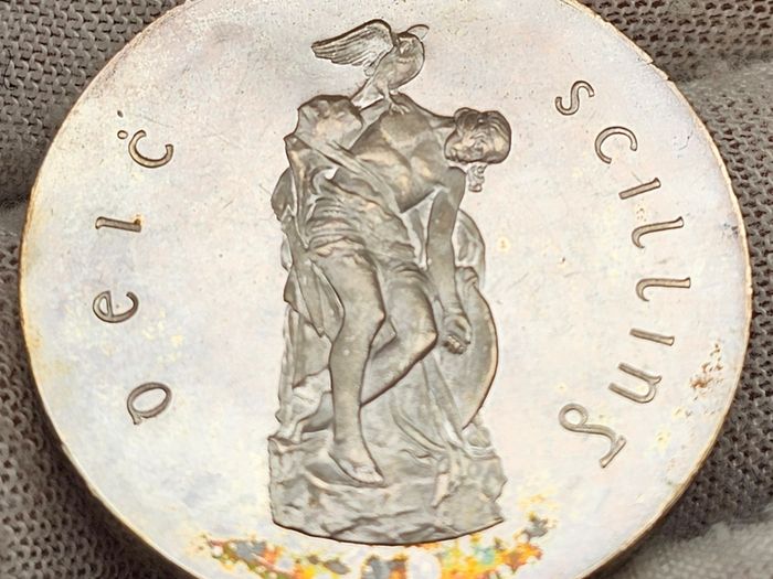 Ireland Silver Proof 1966 10 Shillings Double Set Rare in Original Holder