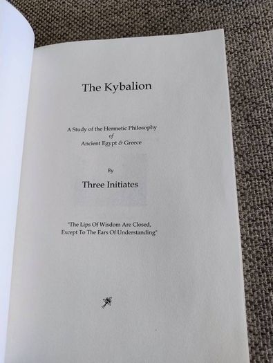 The Kybalion a study of the Hermetic Philosophy of Ancient Egypt and Greece in very good condition FREE STANDARD POSTAGE INCLUDED