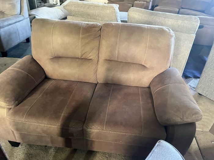 Large Beuge corner recliner sofa + matching 2 seater