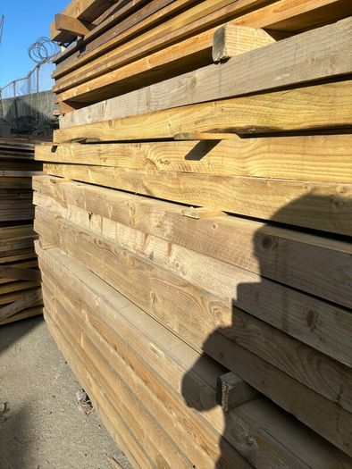 Treated Chamf Fence Post Weathered 95x95x2.4m