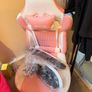 Office Chair - Pink & White Image 4