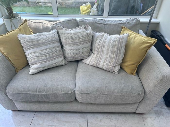 Sofa and snuggle chair