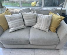 Sofa and snuggle chair