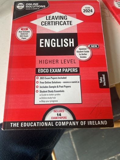 English LC higher exam papers + Macbeth - aoife o'driscoll