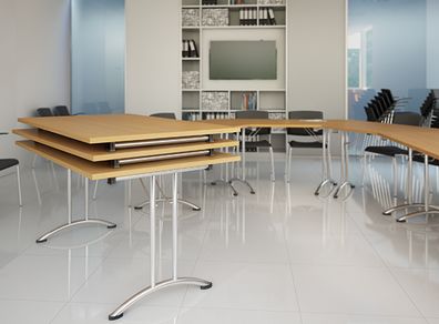 Folding Retangular Table - 1500w x 750d