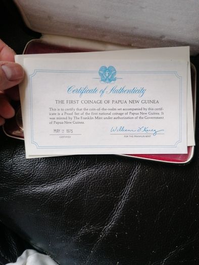1975 Papua New Guinea proof Coin Set