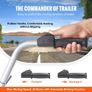 Electric Trailer Dolly, 2268 kg Towing Capacity, 350W 12V Trailer Jockey Wheel with 6.7 m/min Moving Speed, 30.5 cm-62.9 cm Adjustable Image 2