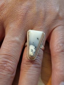 Sterling Silver Ring - Size N - Stamped for Silver (SL09)