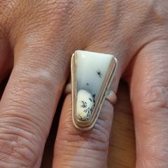 Sterling Silver Ring - Size N - Stamped for Silver (SL09)