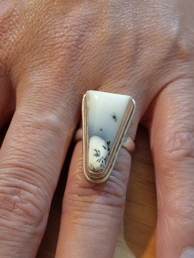 Sterling Silver Ring - Size N - Stamped for Silver (SL09)