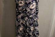 F&amp;F navy &amp; white sleeveless dress, Size 22