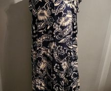 F&F navy & white sleeveless dress, Size 22