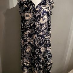 F&F navy & white sleeveless dress, Size 22