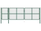 Garden Gate Steel 150x495 cm Green