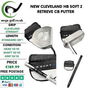 New Cleveland HB Soft 2 Retreve CB Putter / 38