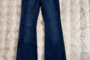 Levis 726 Flare jeans Size W24/L 30/ UK 6 High Rise in a gorgeous dark blue wash