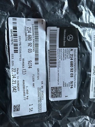 Mercedes E Class New Car Mats
